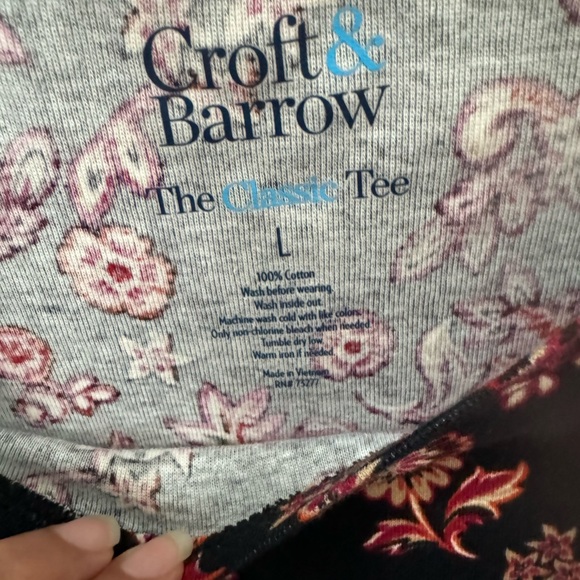 Croft & Barrow classic tee NWT size large - Picture 4 of 4